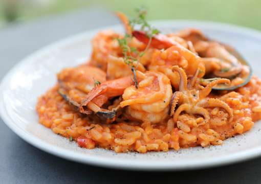 risotto alla pescatora